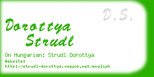 dorottya strudl business card